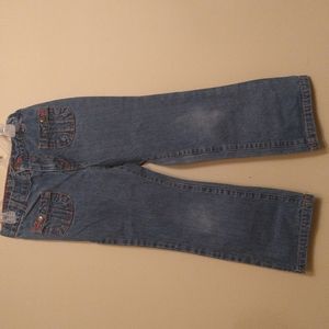 Faded Glory Girls 5t Adjustable Pink Highlight Jeans